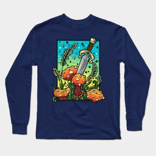 The Sword in the Shroom Long Sleeve T-Shirt